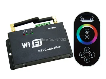DC5-24V WIFI SPI Controller TOUCH RF Remote for LPD 6803 Dream color Led Strips Controlled By IOS or Android system Phone
DC5-24V WIFI SPI Controller TOUCH RF Remote for LPD 6803 Dream color Led Strips Controlled By IOS or Android system Phone