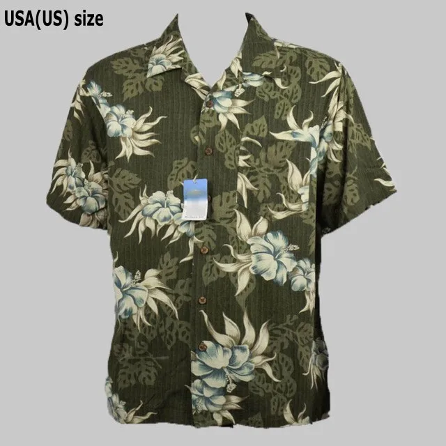 Plus Size Men's Shirt 100% Silk Hawaiian Mens Casual Shirts Summer Coconut Tree Floral Print Vintage Single Pocket Short Sleeve
Plus Size Men's Shirt 100% Silk Hawaiian Mens Casual Shirts Summer Coconut Tree Floral Print Vintage Single Pocket Short Sleeve