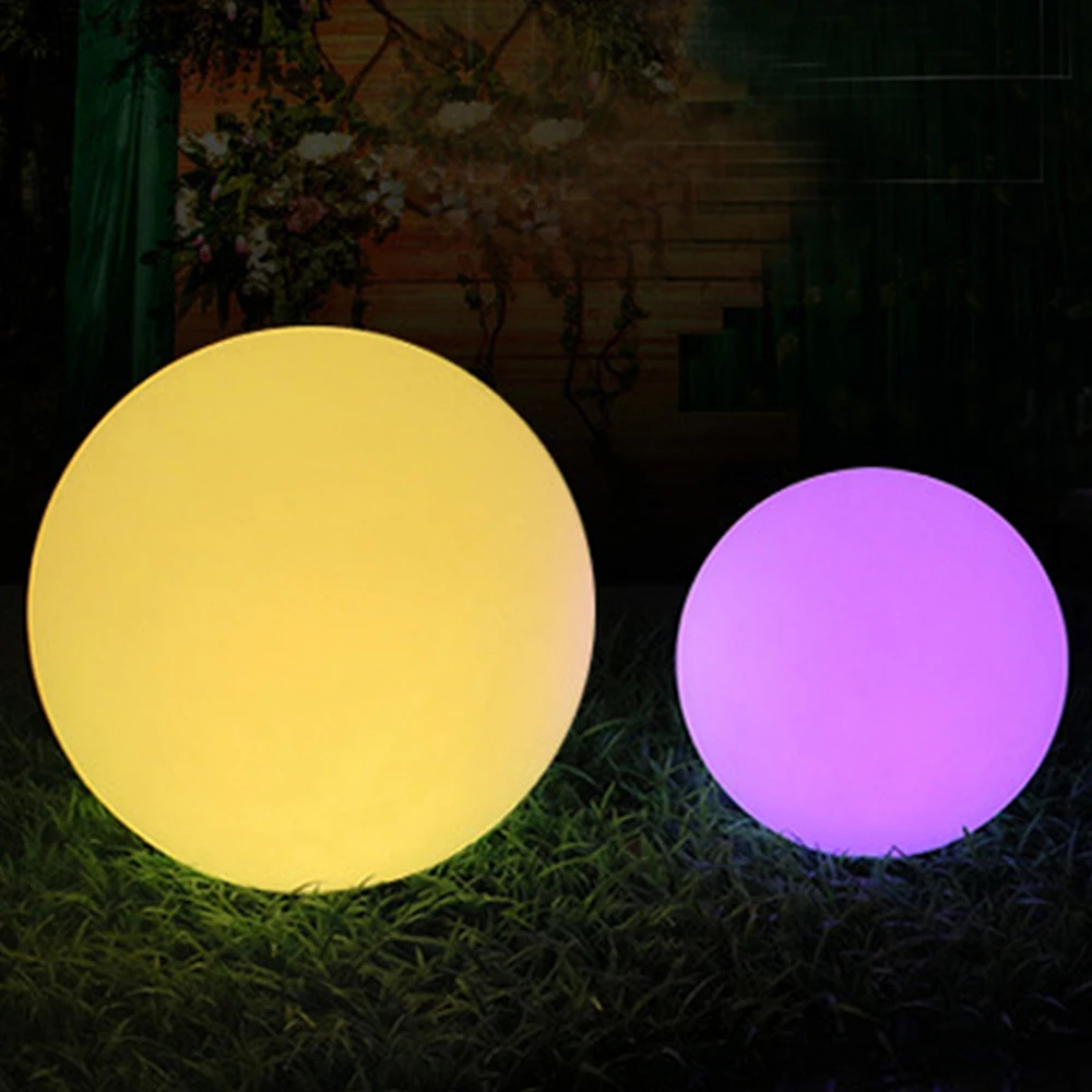 LED glow dome lights outdoor waterproof rechargeable glowing ball garden lawn lamp creative landing spherical lamp Diameter 25cm
LED glow dome lights outdoor waterproof rechargeable glowing ball garden lawn lamp creative landing spherical lamp Diameter 25cm