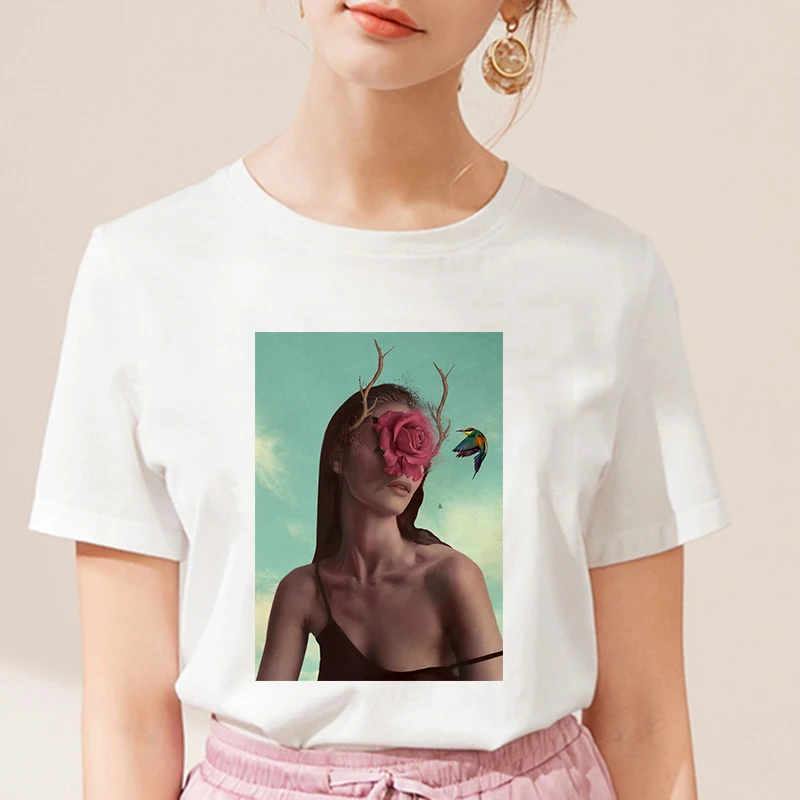 2019 New summer Abstract girl Print t shirt women aesthetics Short Sleeve t-shirt White Thin section Hipster Tshirt Tops clothes
2019 New summer Abstract girl Print t shirt women aesthetics Short Sleeve t-shirt White Thin section Hipster Tshirt Tops clothes