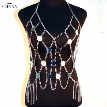 Chran Luxe Mirror Perspex Crop Top Ajustable Necklace Disco Bandeau Bralette Sexy Bikini Swimwear Dress Party Jewelry CRM202
Chran Luxe Mirror Perspex Crop Top Ajustable Necklace Disco Bandeau Bralette Sexy Bikini Swimwear Dress Party Jewelry CRM202