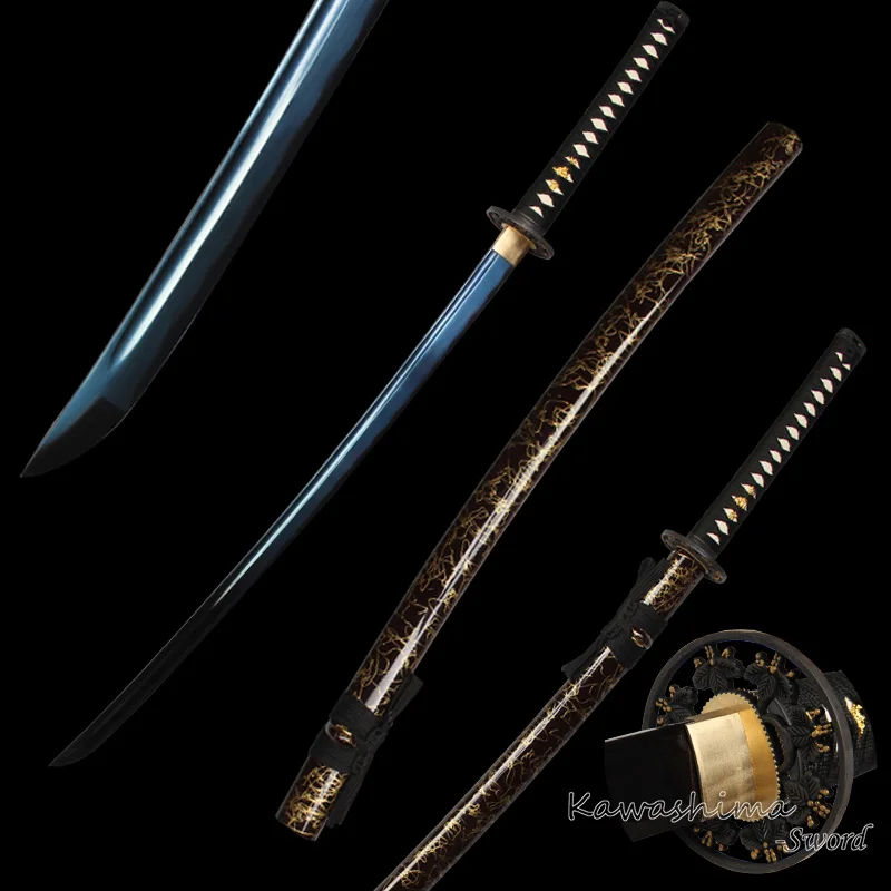 Fantasy Sword Japanese Katana Full Tang Real Steel Blade Blue Plating With Groove Wooden Scabbard Sharpness Martial Art-41 Inch
Fantasy Sword Japanese Katana Full Tang Real Steel Blade Blue Plating With Groove Wooden Scabbard Sharpness Martial Art-41 Inch