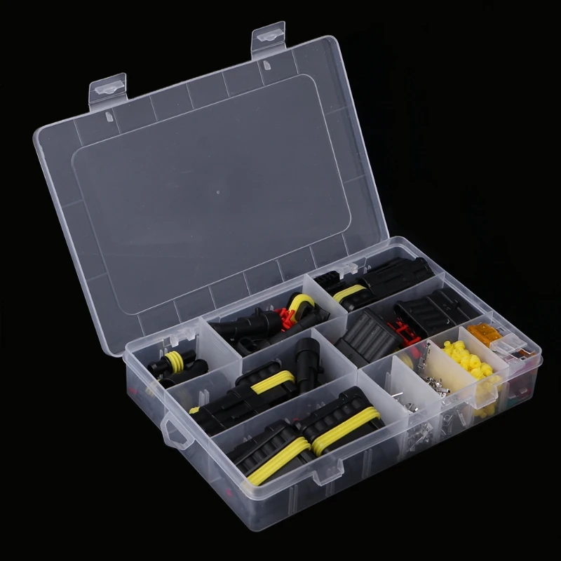 240 Pcs Superseal AMP/Tyco Waterproof 12V Electrical Connectors Kit 1/2/3/4/5/6 Way Pin
240 Pcs Superseal AMP/Tyco Waterproof 12V Electrical Connectors Kit 1/2/3/4/5/6 Way Pin