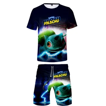 Pikachu Fashion Kawaii Anime 3D Unisex Short Tshirt + Beach Shorts Summer For Cartoon Leisure Clothes set
Pikachu Fashion Kawaii Anime 3D Unisex Short Tshirt + Beach Shorts Summer For Cartoon Leisure Clothes set