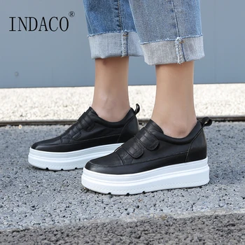 2019 Leather White Sneakers Women Flat Casual Platform Sneakers Women Canvas Shoes 6.5cm
2019 Leather White Sneakers Women Flat Casual Platform Sneakers Women Canvas Shoes 6.5cm
