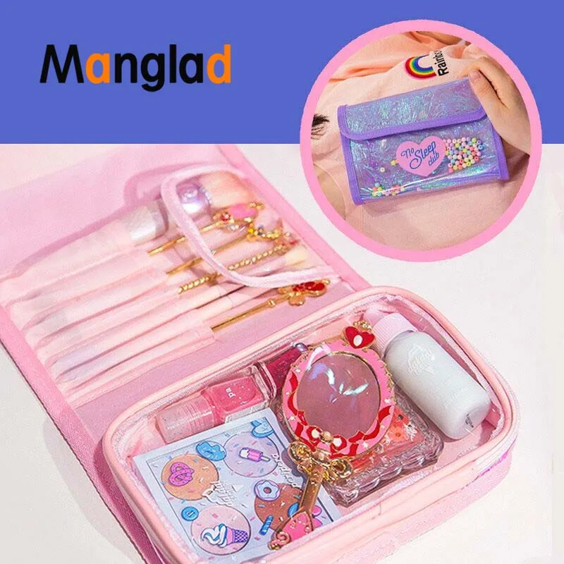 Portable Fashion PVC Cosmetics Bag Women Laser Makeup Toiletry Holder Make Up Brush Case Pouch Travel Wash Storage Bags
Portable Fashion PVC Cosmetics Bag Women Laser Makeup Toiletry Holder Make Up Brush Case Pouch Travel Wash Storage Bags