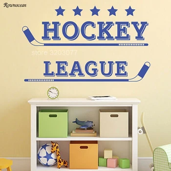 Ice Hockey League Logo Sports Vinyl Home Decor Wall Sticker Children's Room Boys Bedroom Decals Removable Wallpaper Poster Z252
Ice Hockey League Logo Sports Vinyl Home Decor Wall Sticker Children's Room Boys Bedroom Decals Removable Wallpaper Poster Z252