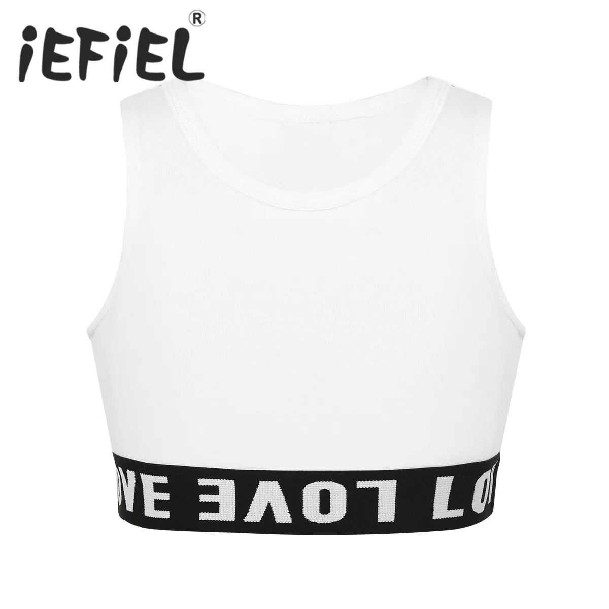 Sleeveless Kids Girls Children Letters Printed Crop Top Bra for Dance Stage Ballet Exercise Dancewear Dance Stage Performance
Sleeveless Kids Girls Children Letters Printed Crop Top Bra for Dance Stage Ballet Exercise Dancewear Dance Stage Performance