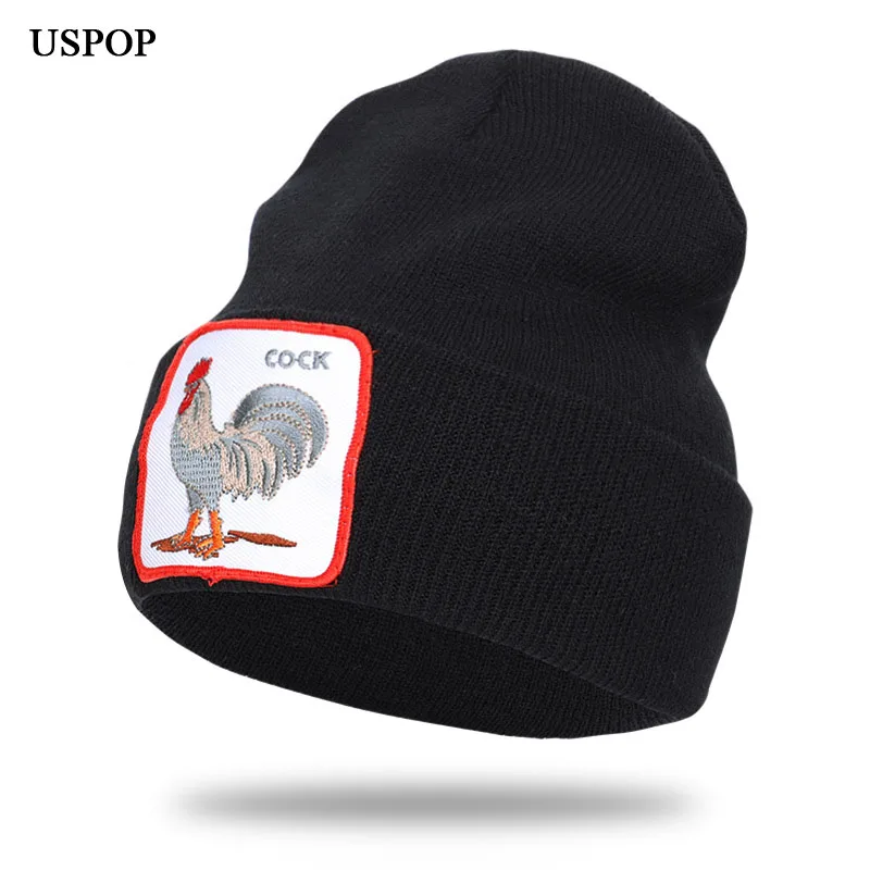 USPOP 2019 autumn hats men animal skullies embroidery knit beanies men women cartoon knit hats for winter
USPOP 2019 autumn hats men animal skullies embroidery knit beanies men women cartoon knit hats for winter