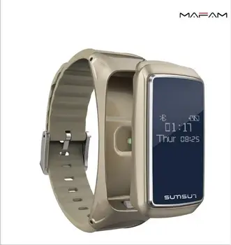Bluetooth B7 Smart Bracelet Bluetooth Headset Combination Phone Listening to Heart Rate Monitor Pedometer For Apple Mobile Phone
Bluetooth B7 Smart Bracelet Bluetooth Headset Combination Phone Listening to Heart Rate Monitor Pedometer For Apple Mobile Phone