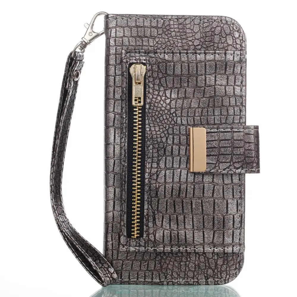 Retro Crocodile Leather Zipper Flip Case For iPhone 6 7 8 Plus X Xs Xr XS Max Wallet Card Slots Cover Stand Wrist Strap
Retro Crocodile Leather Zipper Flip Case For iPhone 6 7 8 Plus X Xs Xr XS Max Wallet Card Slots Cover Stand Wrist Strap