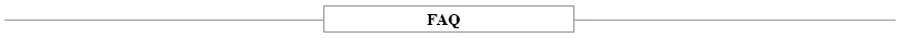 FAQ