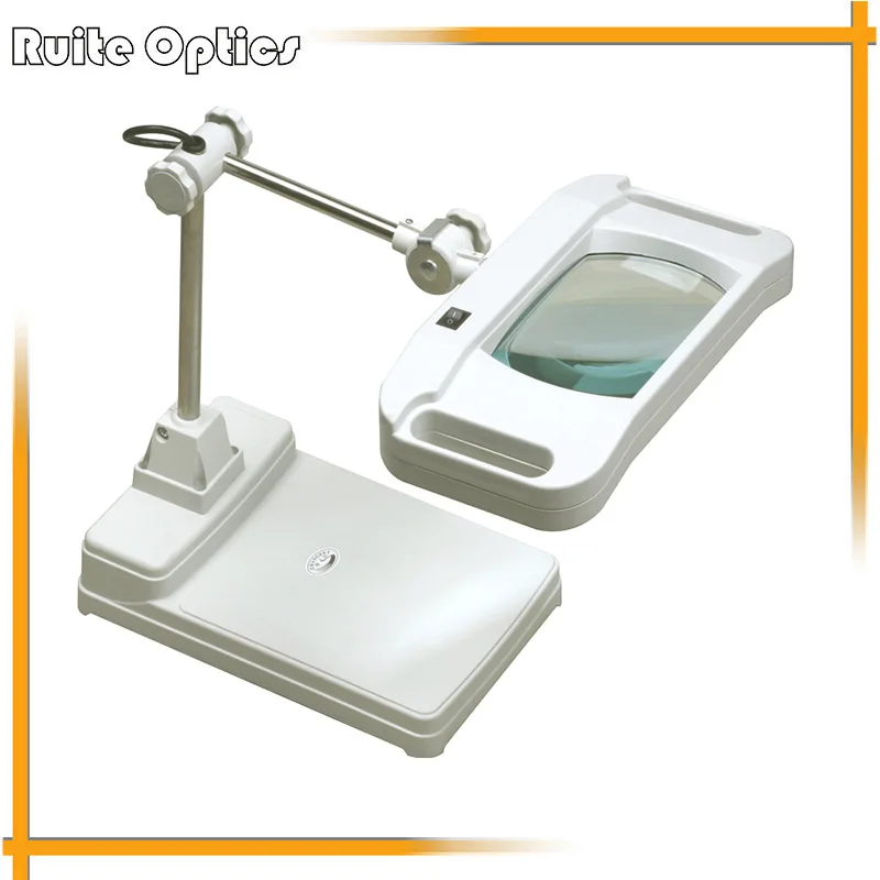 220V 10x Big Desktop Green Optical Glass Large Liftable Magnifying Glass With Light Magnifier For PCB Precision Parts Inspection
220V 10x Big Desktop Green Optical Glass Large Liftable Magnifying Glass With Light Magnifier For PCB Precision Parts Inspection