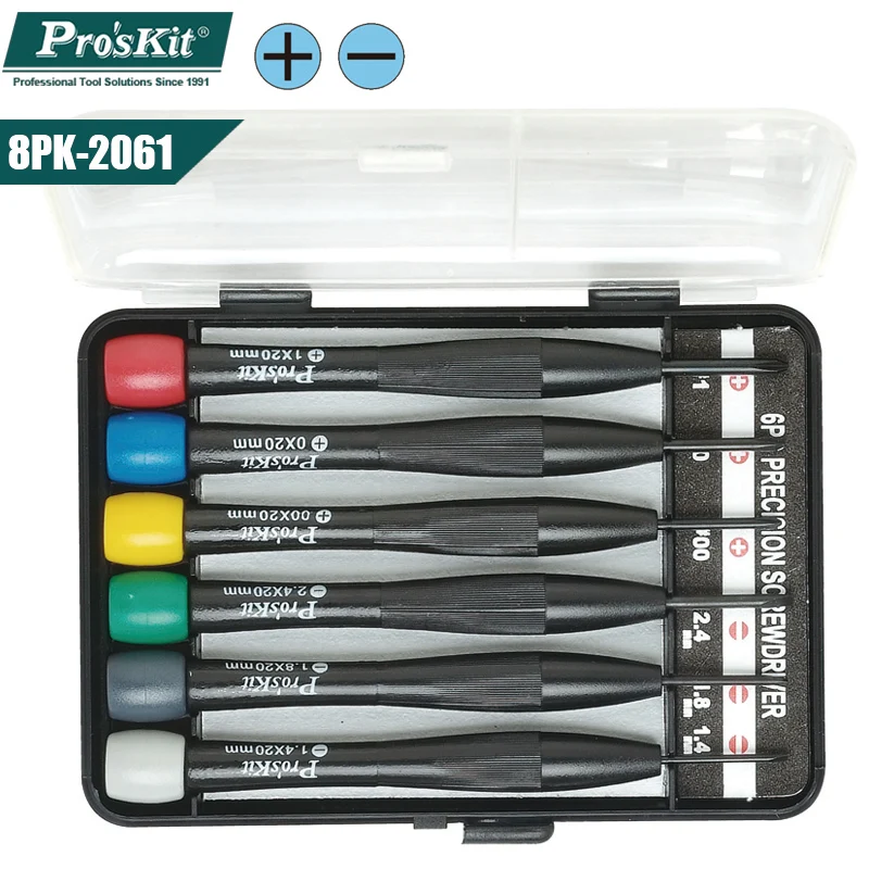 Pro'skit Pro'sKit Electronic Screwdriver Set Precision Screwdriver Slotted Phillips Screwdriver
Pro'skit Pro'sKit Electronic Screwdriver Set Precision Screwdriver Slotted Phillips Screwdriver