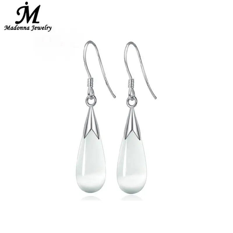 New 2018 High Quality Korean Style white Pink Moonstone Opal Drop Water Stud Earrings For Women Silver Jewelry
New 2018 High Quality Korean Style white Pink Moonstone Opal Drop Water Stud Earrings For Women Silver Jewelry