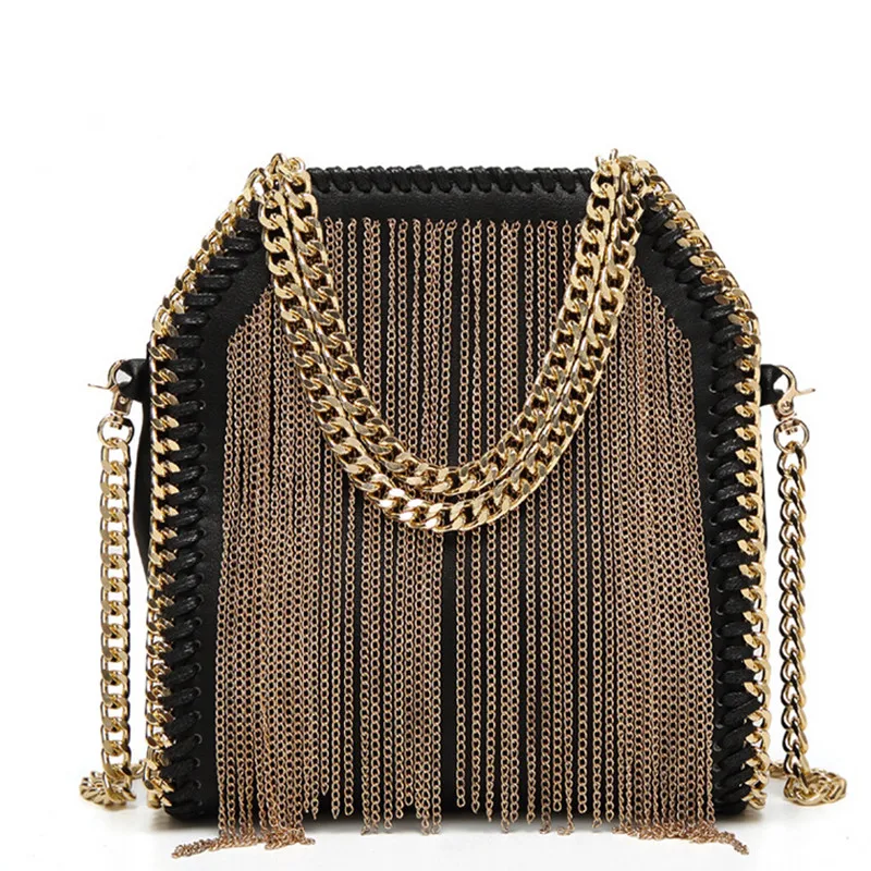 Women Fashion Handbag of Cool Style Women Leather Handbag Ladies Weaving Chains Shoulder Bags Personality Casual Cross Body Bag
Women Fashion Handbag of Cool Style Women Leather Handbag Ladies Weaving Chains Shoulder Bags Personality Casual Cross Body Bag
