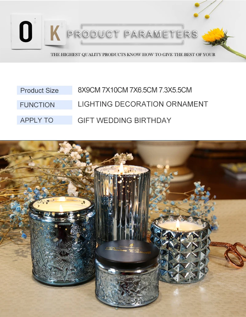 Candle jars (7)