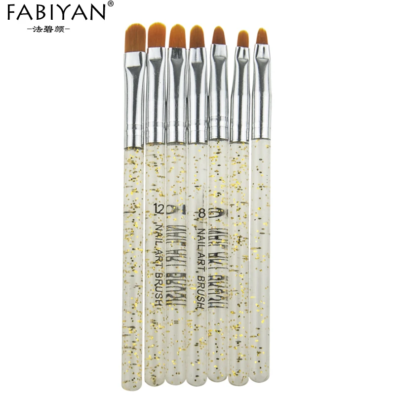 7Pcs/set Nail Art Brush Pen Transparent Acrylic Painting Drawing crystal Brush Phototherapy UV Gel Professional Manicure Tools
7Pcs/set Nail Art Brush Pen Transparent Acrylic Painting Drawing crystal Brush Phototherapy UV Gel Professional Manicure Tools