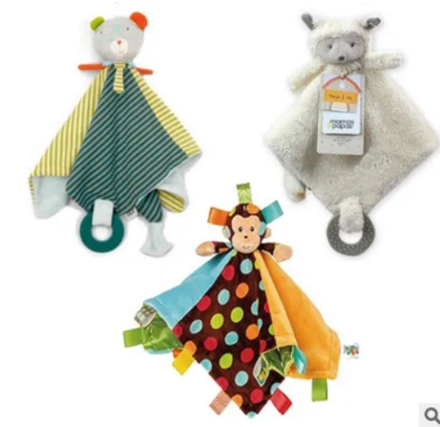 1pc plush rattles multi-function can bite saliva towel newborn soft sleep comforter sheep monkey dog baby infant toy
1pc plush rattles multi-function can bite saliva towel newborn soft sleep comforter sheep monkey dog baby infant toy