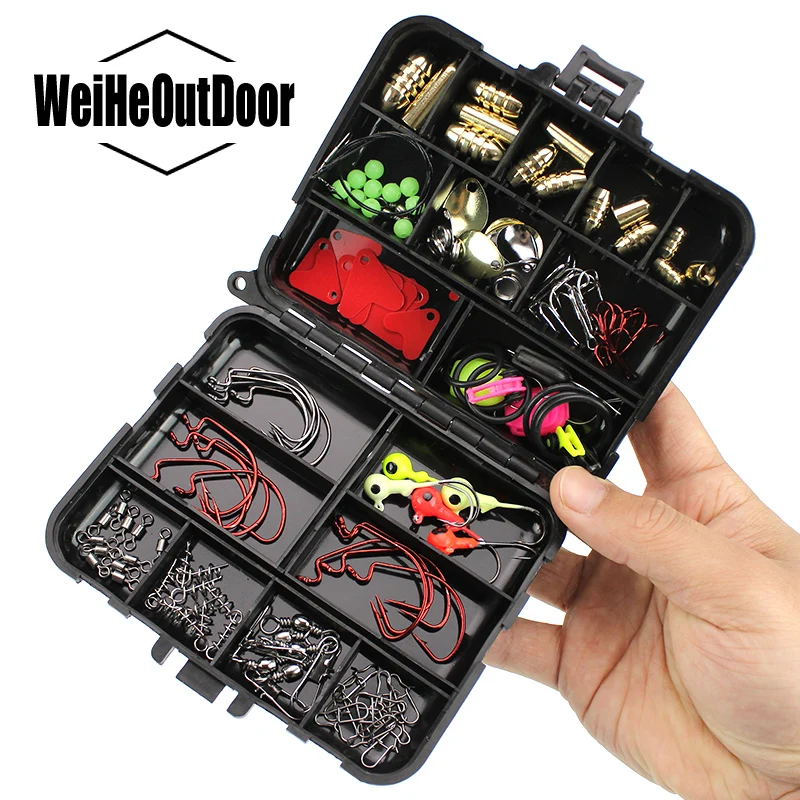128Pcs/set Pesca Lure Fishing Accessories Tackle Box with Fishhooks Fishing Lure Wire Connector Beads Ring Fishing Set
128Pcs/set Pesca Lure Fishing Accessories Tackle Box with Fishhooks Fishing Lure Wire Connector Beads Ring Fishing Set