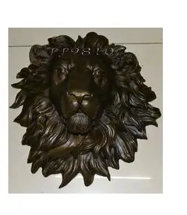 Art Bronze Decoration Crafts Brass Copper The huge Lion head flat bronze sculpture statue The art hanging wall
Art Bronze Decoration Crafts Brass Copper The huge Lion head flat bronze sculpture statue The art hanging wall