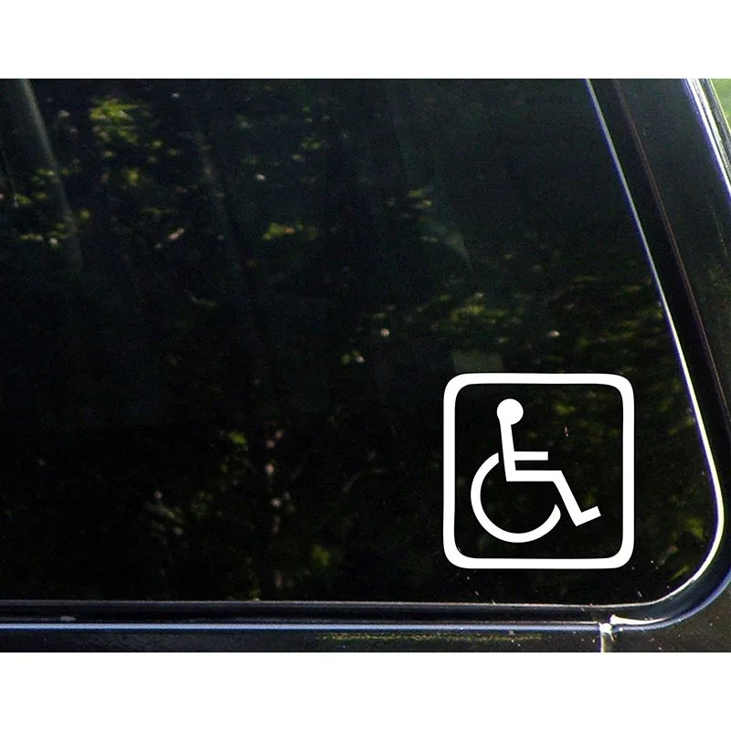 Handicap Logo Vinyl Die Cut Decal Sticker For Windows car styling sticker 4x4inches | Игрушки и хобби