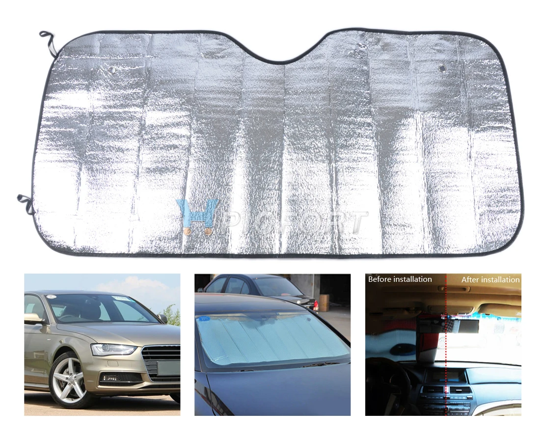 DWCX Car Foldable Sun Shade Visor Shield Rear Front Windshield Reflective Heat Sunshade Cover For BMW Audi Toyota Chevrolet VW
DWCX Car Foldable Sun Shade Visor Shield Rear Front Windshield Reflective Heat Sunshade Cover For BMW Audi Toyota Chevrolet VW
