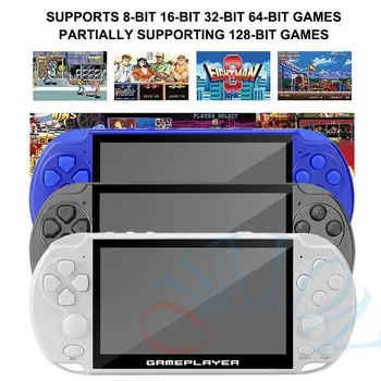 Hot 32/64/128 Bit 5" LCD X9 plus Double rocker 16G Handheld Retro Game Console Video MP5 TF Card for GBA/NES 10000 games
Hot 32/64/128 Bit 5" LCD X9 plus Double rocker 16G Handheld Retro Game Console Video MP5 TF Card for GBA/NES 10000 games