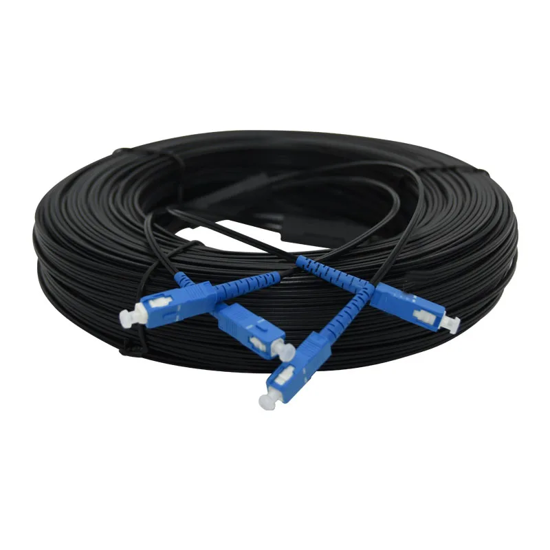 50M Outdoor SC UPC Duplex FTTH Drop Patch Cable SC Singlemode 2core G657A Fiber optic patch cord FTTH fiber optic jumper Cable
50M Outdoor SC UPC Duplex FTTH Drop Patch Cable SC Singlemode 2core G657A Fiber optic patch cord FTTH fiber optic jumper Cable