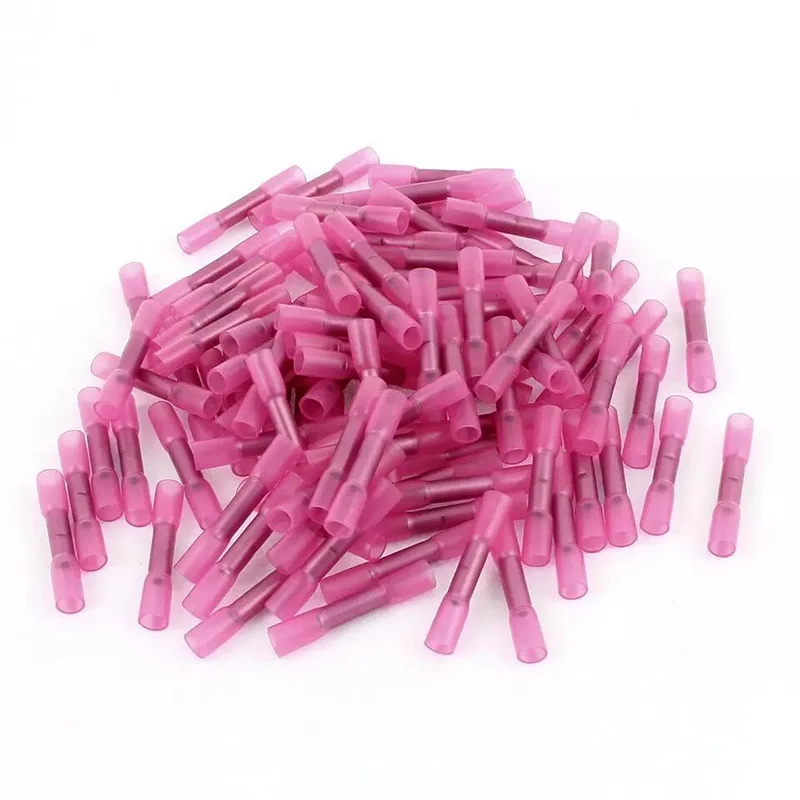 100pcs 18-22 GA Heat Shrink Terminals Red Heat Shrink Butt Wire Connectors Crimp Terminals Kit 0.5-1.5 mm2 50pcs/100pcs
100pcs 18-22 GA Heat Shrink Terminals Red Heat Shrink Butt Wire Connectors Crimp Terminals Kit 0.5-1.5 mm2 50pcs/100pcs