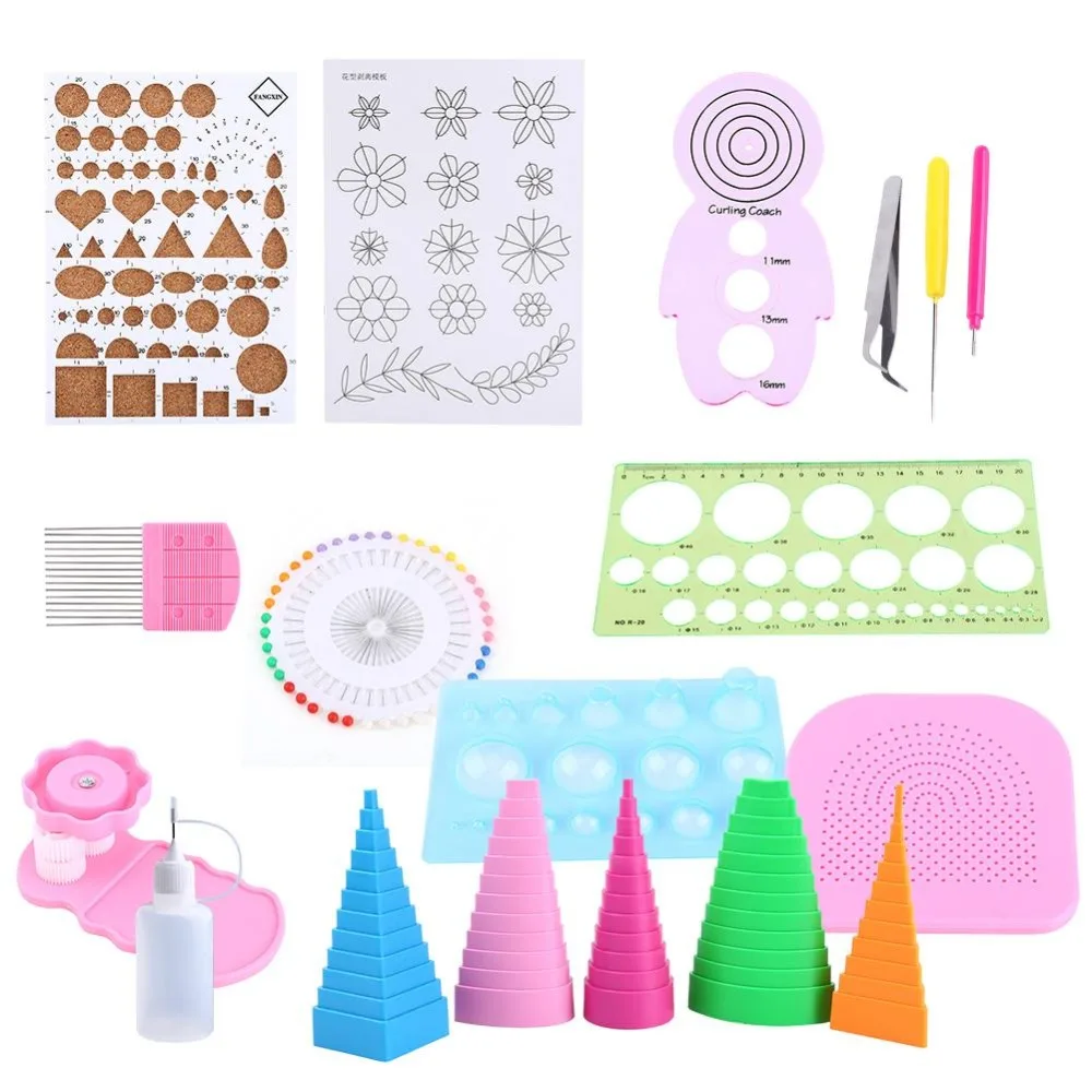 19Pcs DIY Paper Quilling Handmade Tools Set Template Tweezer Pins Slotted Tool Kit Paper Card Crafts Decorating Tools Artwork
19Pcs DIY Paper Quilling Handmade Tools Set Template Tweezer Pins Slotted Tool Kit Paper Card Crafts Decorating Tools Artwork