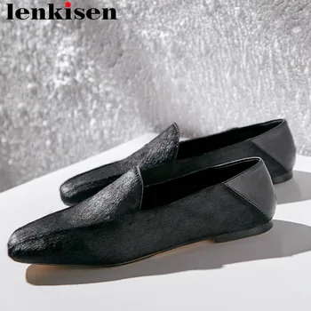 Lenkisen luxury horsehair young girls dating preppy style concise design slip on loafers square toe women flats casual shoes L05
Lenkisen luxury horsehair young girls dating preppy style concise design slip on loafers square toe women flats casual shoes L05