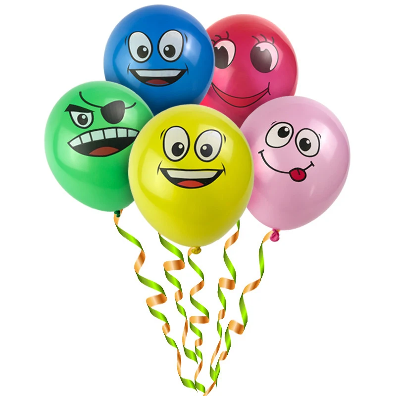 100pcs 12inch Smile Face Expression Latex Balloons Mix Color Latex Air Globo Decorations Happy Birthday Party Supplies Kids Toys
100pcs 12inch Smile Face Expression Latex Balloons Mix Color Latex Air Globo Decorations Happy Birthday Party Supplies Kids Toys