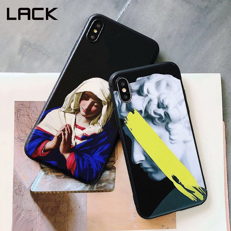 LACK Art Statue Virgin Maria David Phone Case For iphone X Cartoon Painted Couples Back Cover For iPhone XS Max XR 6 6S 7 8 Plus
LACK Art Statue Virgin Maria David Phone Case For iphone X Cartoon Painted Couples Back Cover For iPhone XS Max XR 6 6S 7 8 Plus