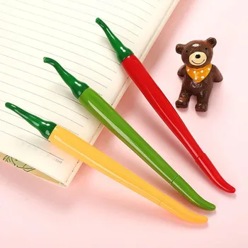 3pc Cute Gel Pen Kawaii Chili Simulation Black Ink Signature Pens Children'S School Office Stationery School Supplies Stationery 
3pc Cute Gel Pen Kawaii Chili Simulation Black Ink Signature Pens Children'S School Office Stationery School Supplies Stationery
