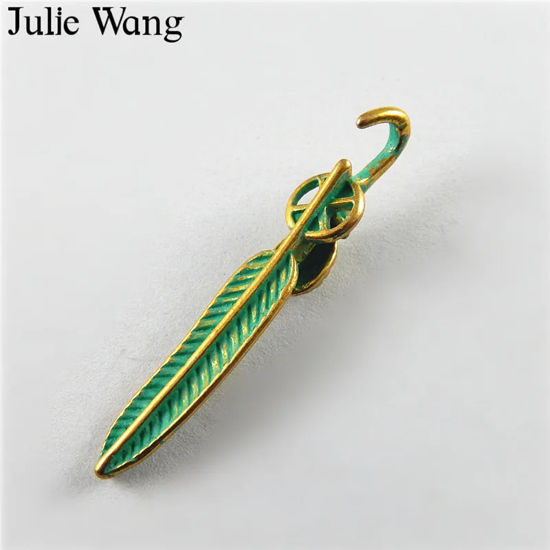 Julie Wang 20PCS Alloy Antique Green Vintage Patina Feather Pendant Charm Necklace Findings DIY Jewelry Making Accessory 52272
Julie Wang 20PCS Alloy Antique Green Vintage Patina Feather Pendant Charm Necklace Findings DIY Jewelry Making Accessory 52272