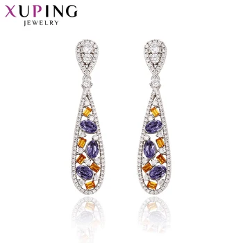 

Xuping Beautiful Spike Shape Drop Earrings Bohemia Crystals from Swarovski Luxury Jewelry for Women Party Gift S143.4-93574