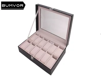12 grid black crocodile pattern display box for men and women PU leather universal jewelry box
12 grid black crocodile pattern display box for men and women PU leather universal jewelry box