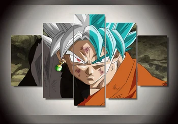2017 High Quality 5 Panels Home Decor Dragon Ball Wall Art Painting For Living Room Unframed cartoon SON GOKU painting poster
2017 High Quality 5 Panels Home Decor Dragon Ball Wall Art Painting For Living Room Unframed cartoon SON GOKU painting poster