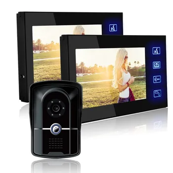 Two 7"TFT Screen Video Doorbell Door Phone Monitor Intercom System 1To 2 Wired Night Visual Video Doorphone
Two 7"TFT Screen Video Doorbell Door Phone Monitor Intercom System 1To 2 Wired Night Visual Video Doorphone