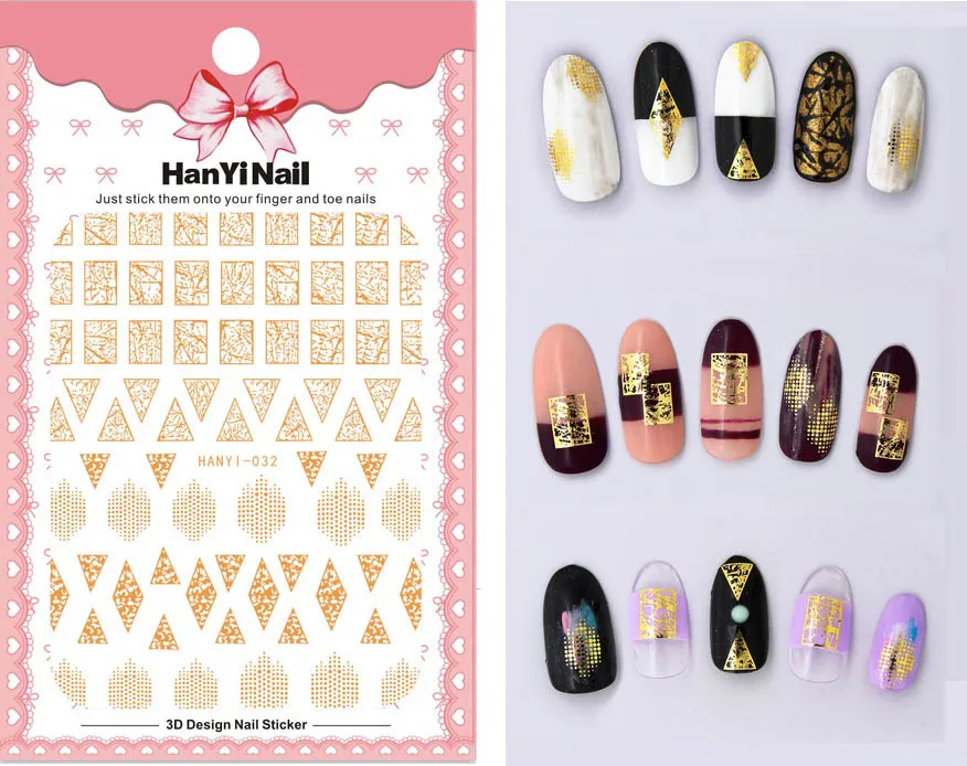 3D Gold ! Nails Art Manicure Back Glue Decal Decorations Design Nail Sticker For Nails Tips Beauty
3D Gold ! Nails Art Manicure Back Glue Decal Decorations Design Nail Sticker For Nails Tips Beauty