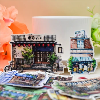 21pcs Watercolor Japanese style store Flower house thin Paper Stickers Scrapbooking Decorative Sticker planner DIY Stationery
21pcs Watercolor Japanese style store Flower house thin Paper Stickers Scrapbooking Decorative Sticker planner DIY Stationery