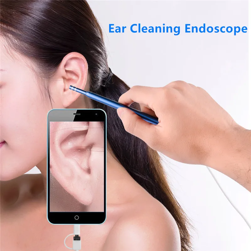 Ear Cleaning Endoscope 3 in1 USB HD Visual Ear Spoon 5.5mm Mini Camera Android PC Ear pick Otoscope Borescope Tool Health Care
Ear Cleaning Endoscope 3 in1 USB HD Visual Ear Spoon 5.5mm Mini Camera Android PC Ear pick Otoscope Borescope Tool Health Care
