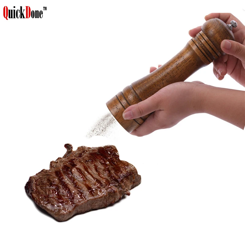 QuickDone Manual Oak Pepper Mill Wooden Grinder Seasoning Shaker Gadgets Condiment Spice Milling Grinding Cooking Tools AKC6074
QuickDone Manual Oak Pepper Mill Wooden Grinder Seasoning Shaker Gadgets Condiment Spice Milling Grinding Cooking Tools AKC6074