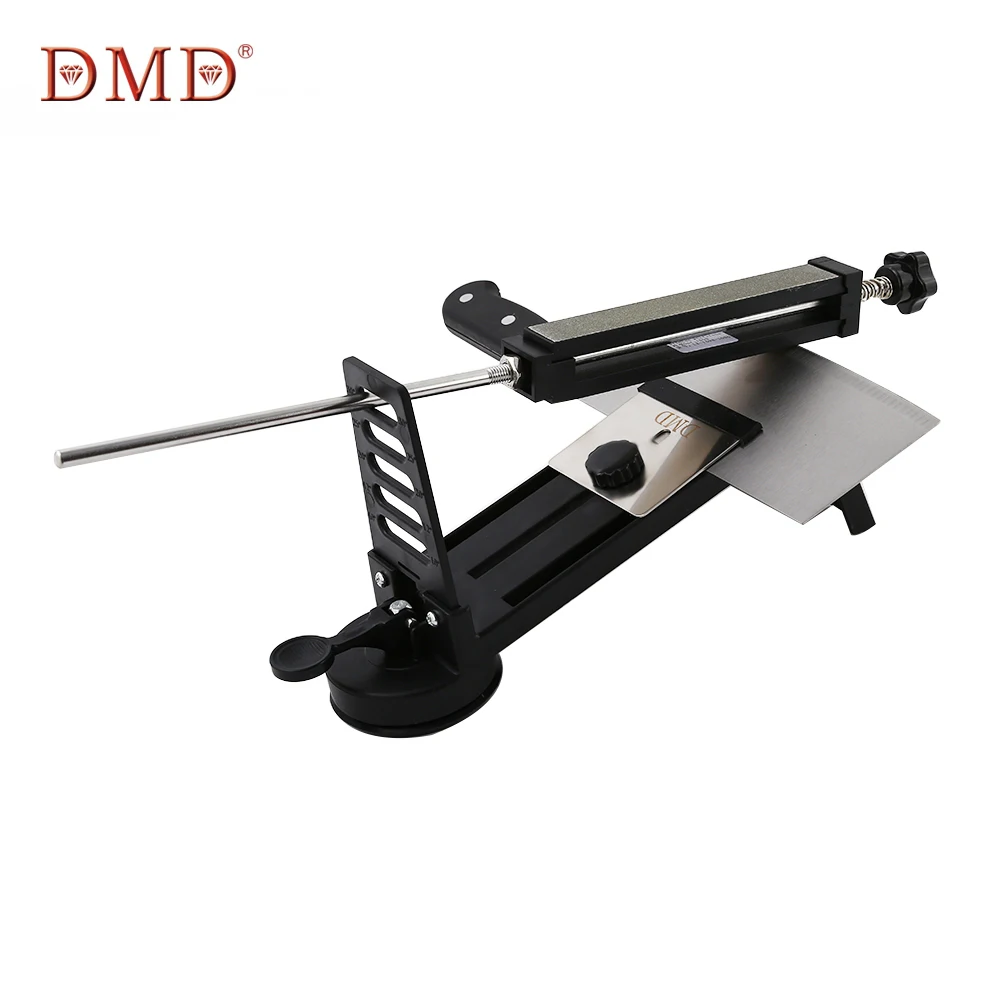 DMD Stainless Steel Professional Kitchen Knife Sharpener System Machine Fix-angle Diamond Sharpening Tool with 3 Grinder Stones
DMD Stainless Steel Professional Kitchen Knife Sharpener System Machine Fix-angle Diamond Sharpening Tool with 3 Grinder Stones