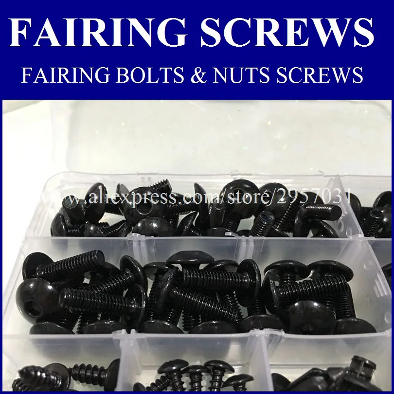 Fairing bolts kit For KAWASAKI Ninja EX250R EX 250 250R GPZ 1986-2007 Body Fairing Bolt Screw Fastener Fixation Kit
Fairing bolts kit For KAWASAKI Ninja EX250R EX 250 250R GPZ 1986-2007 Body Fairing Bolt Screw Fastener Fixation Kit