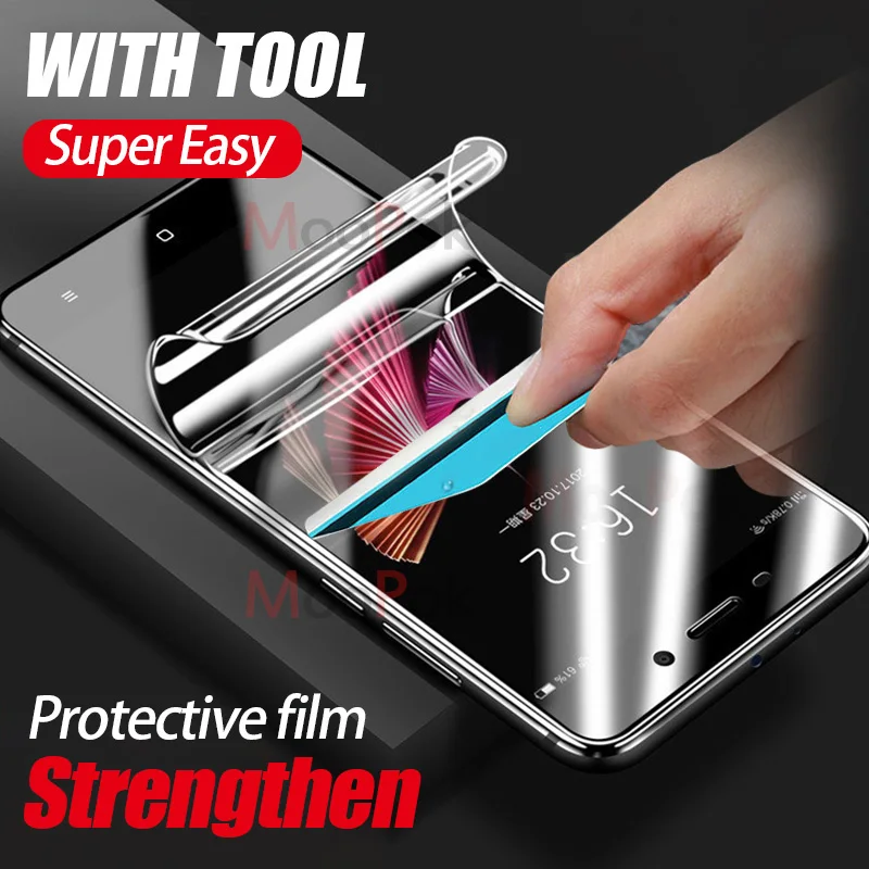 Strengthen Hydrogel Film on For Xiaomi Redmi Note 5 5A Cover Screen Protector For Redmi 4X 4A 5 Plus Protective Film Not Glass
Strengthen Hydrogel Film on For Xiaomi Redmi Note 5 5A Cover Screen Protector For Redmi 4X 4A 5 Plus Protective Film Not Glass