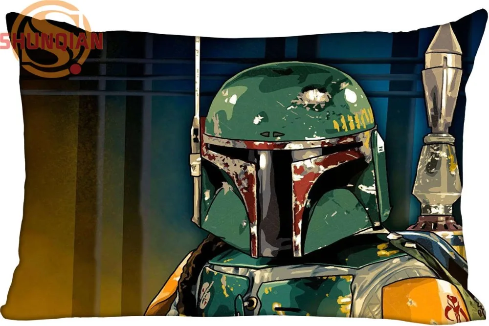 New Custom Boba Fett Pillowcase Zippered Rectangle Pillow Cover Cases Size 45X35cm,40x60cm,45X75cm,50X75cm(Two sides)
New Custom Boba Fett Pillowcase Zippered Rectangle Pillow Cover Cases Size 45X35cm,40x60cm,45X75cm,50X75cm(Two sides)