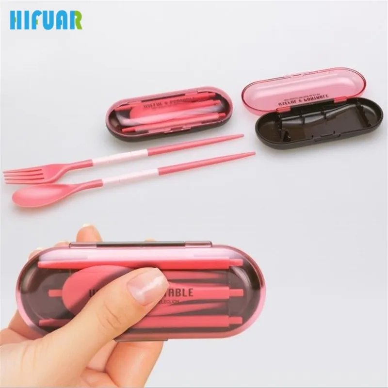 HIFUAR Portable Travel Cutlery Folding Travel Dinnerware Set Fork Tableware Portable Kid adult cubiertos portatil new year Gift
HIFUAR Portable Travel Cutlery Folding Travel Dinnerware Set Fork Tableware Portable Kid adult cubiertos portatil new year Gift