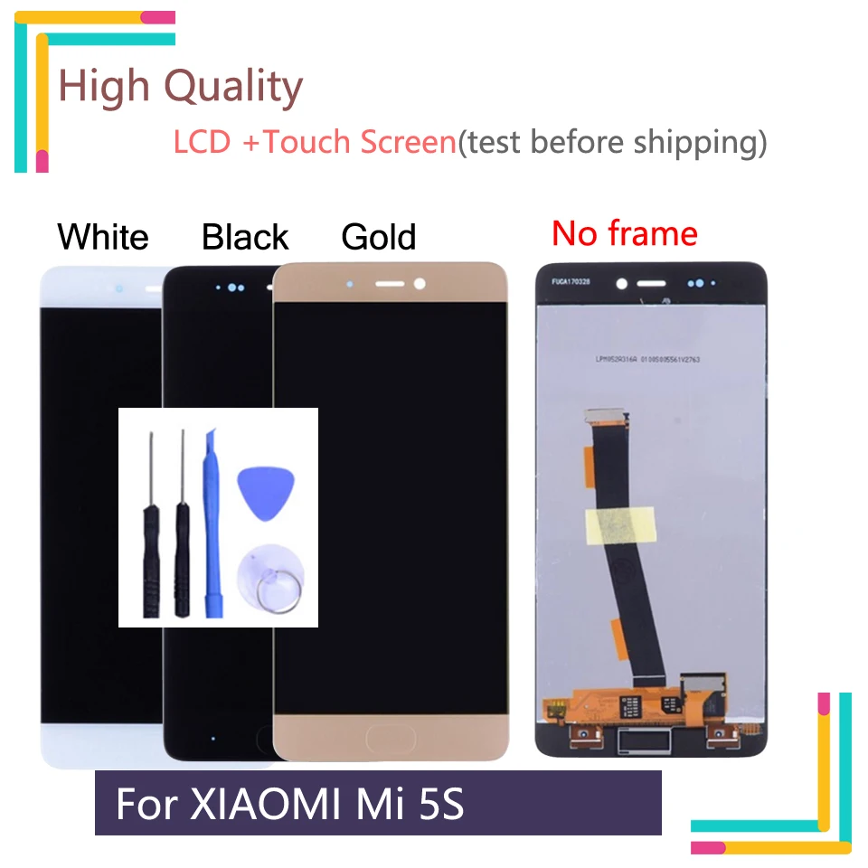 For Xiaomi Mi5S LCD Display + Glass Touch Panel New Digitizer Assembly Screen Replacement For 5.15 inch Xiaomi Mi 5S
For Xiaomi Mi5S LCD Display + Glass Touch Panel New Digitizer Assembly Screen Replacement For 5.15 inch Xiaomi Mi 5S
